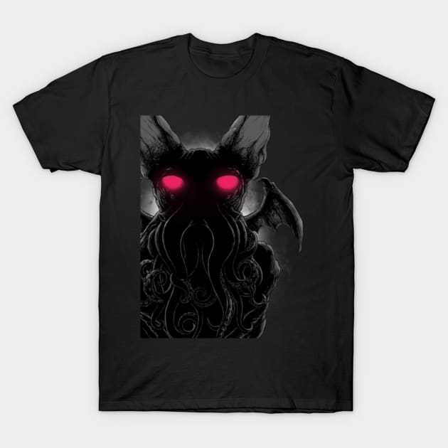 Cathulhu T-Shirt by angrymonk